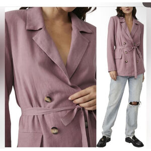 Women's Free People Blazer Size S Purple